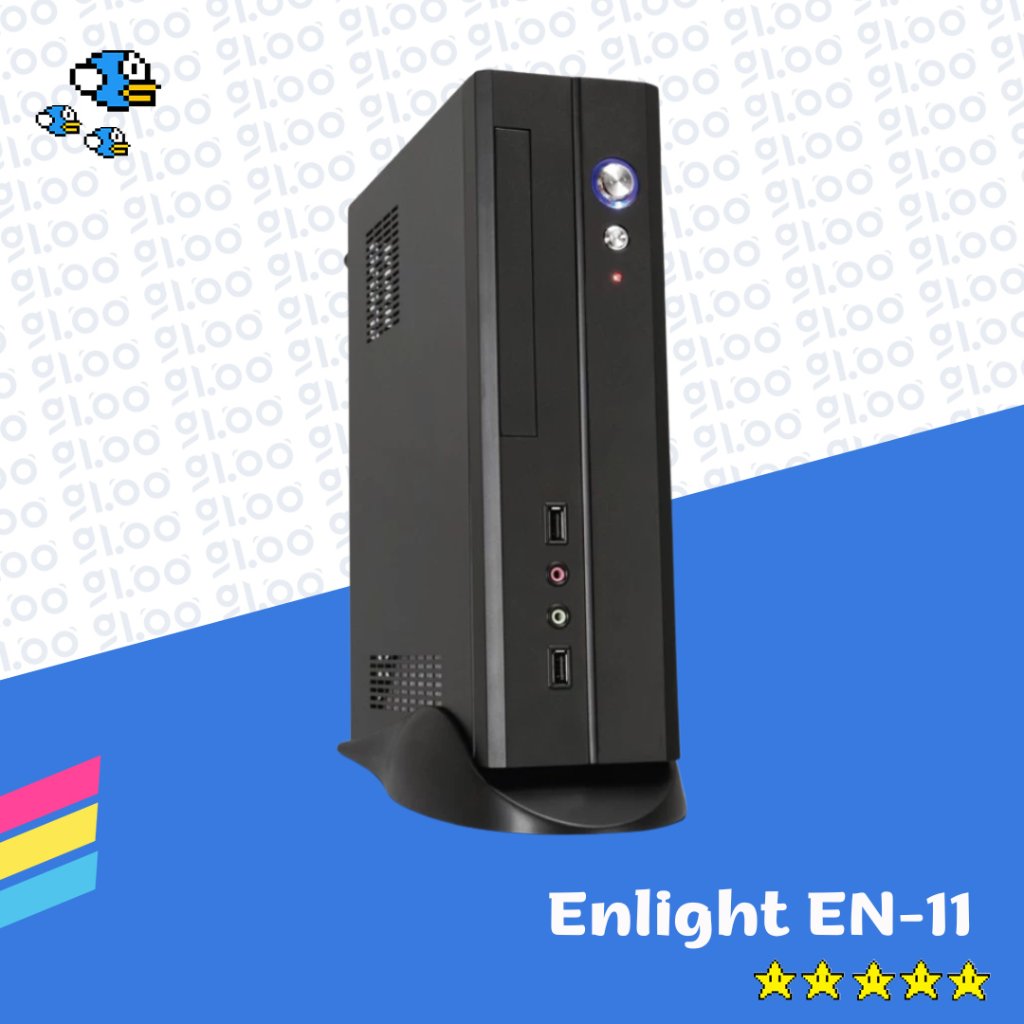 Enlight EN-11 + PSU 150W - Slim Mini-ITX Case