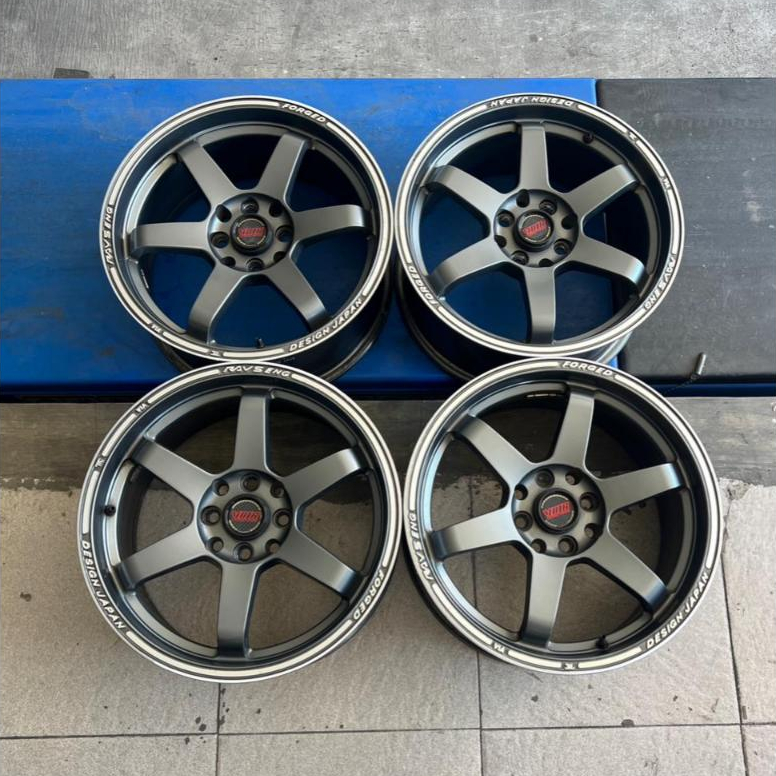 VELG MOBIL SEKEN JDM TE37 R16X7 BAUT 4X100/4X114 ET42 LIKE NEW