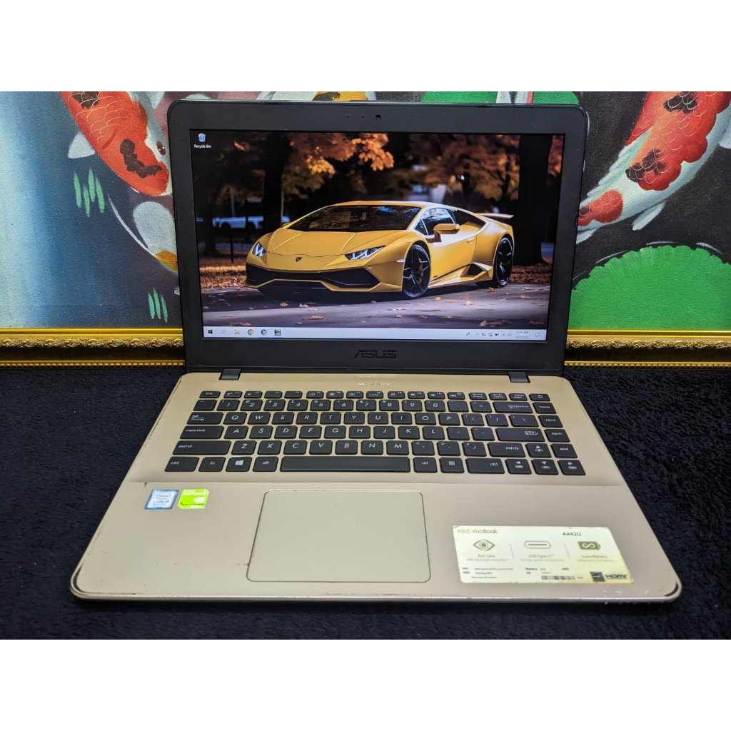 Laptop Asus X442U Core i5 Gen 8  8/500 Nvidia 940MX Siap Pakai