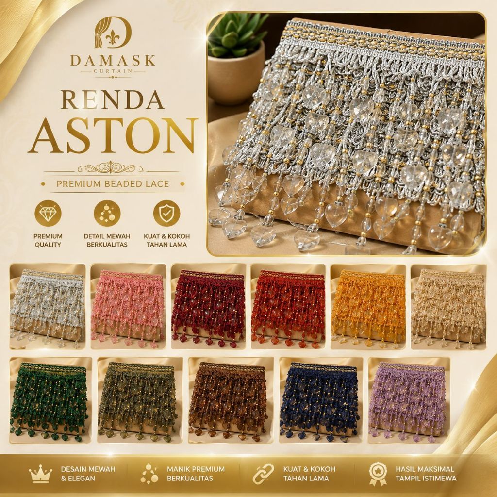 Renda Gorden | Renda Hati | Renda Kristal | Rumbai Gorden | Rumbai Hati | Rumbai Kristal