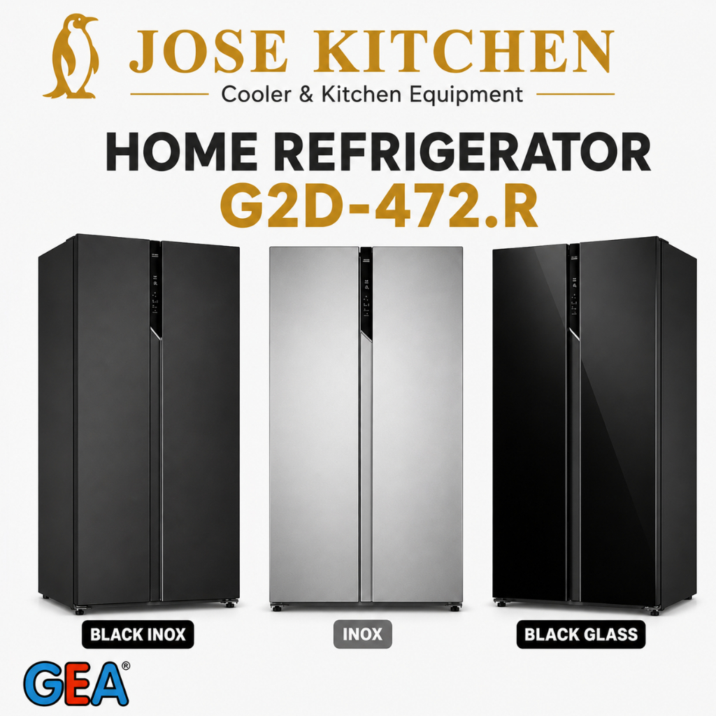 GEA Kulkas Side By Side G2D-472R / G2D472R / Kulkas 2 Pintu