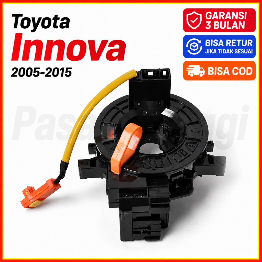 Kabel Spiral Toyota Innova 2005 2006 2007 2008 2009 2010 2011 2012 2013 2014 2015 Clock Spring Kabel