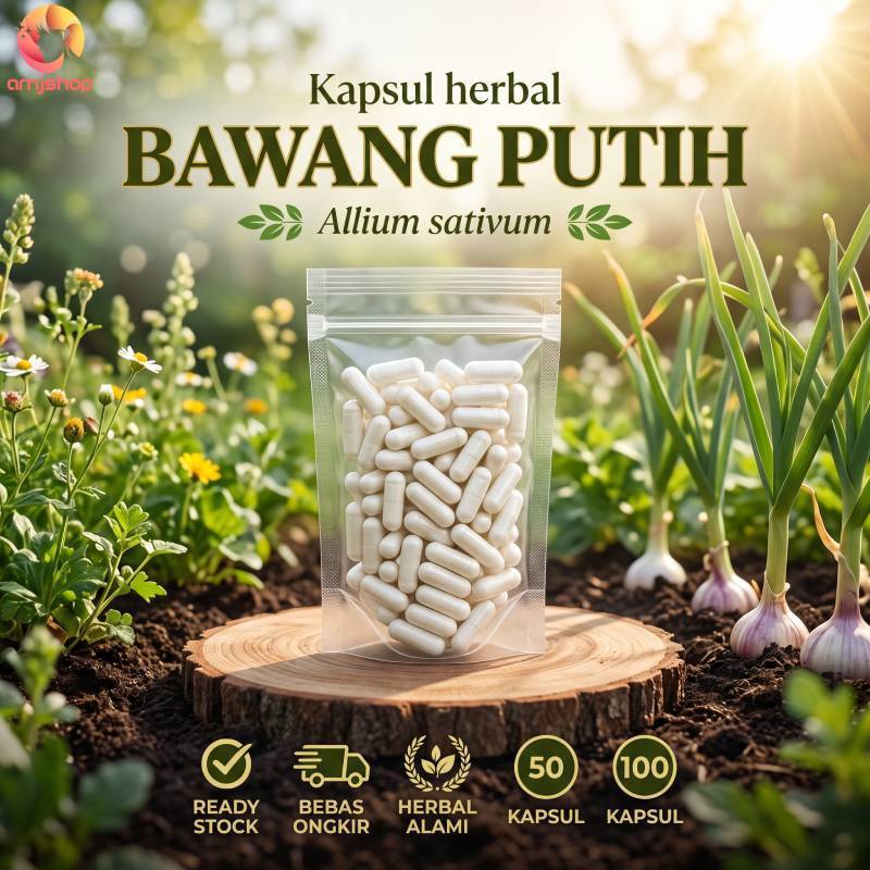 Kapsul Curah Herbal Bawang Putih Kapsul Herbal Antibiotik alami