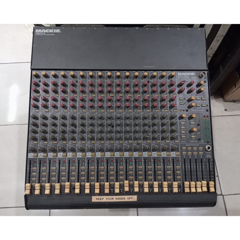 mackie CR 1604 vlz BEKAS KNOP MERAH 220V