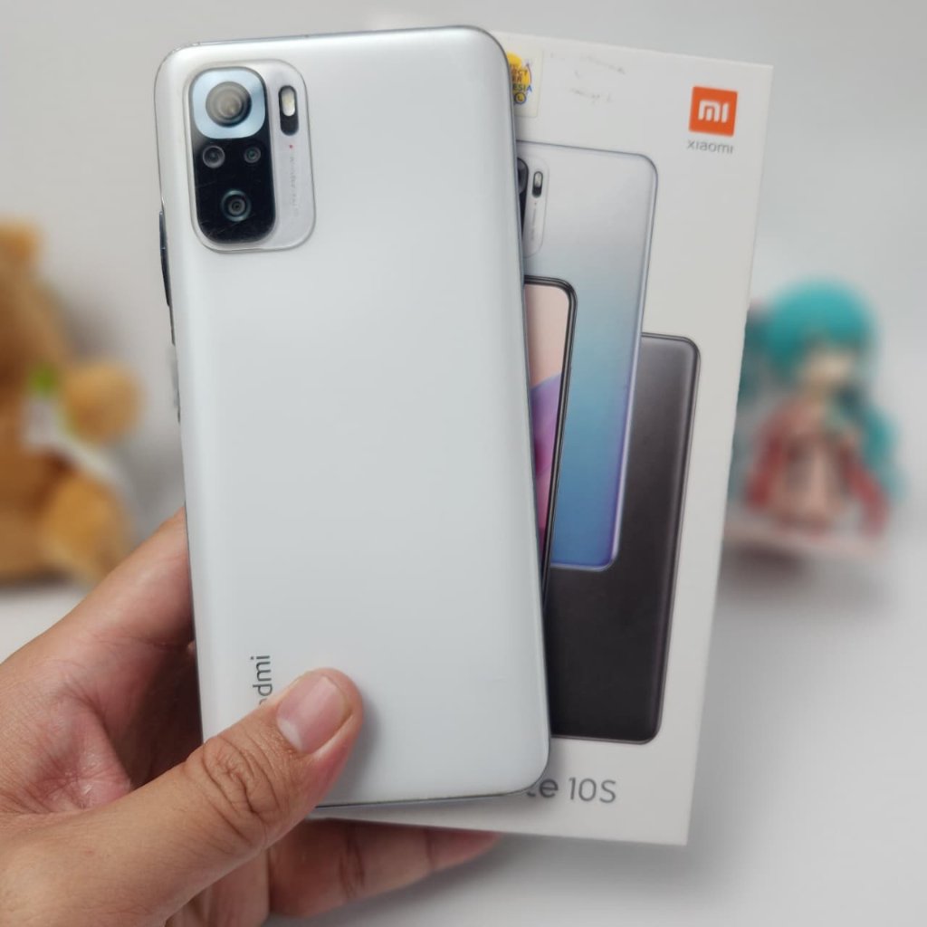 Xiaomi Redmi Note 10s 6/64 Resmi Fullset Bekas Second Fungsi Normal