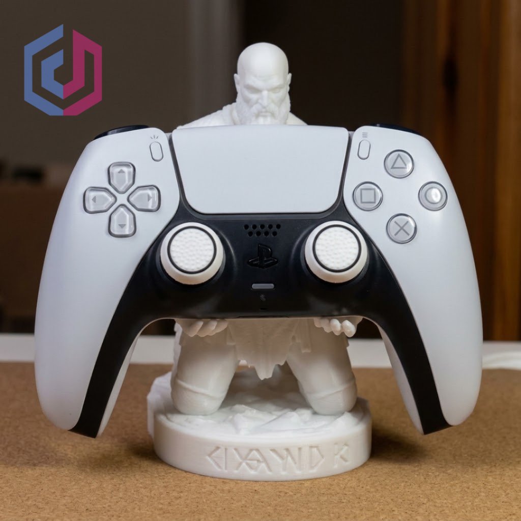 Stand Controller PS5 Kratos God of War Holder Gamepad DualSense PS4 Xbox Switch Pro 3D Print Premium