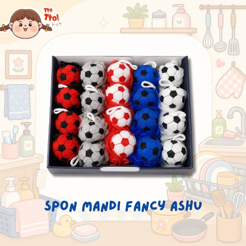 TTOTTO Spon Mandi Fancy | Spon Mandi Boneka | Spon Mandi Ikan | Spon Mandi Karakter | Spon Mandi Luc