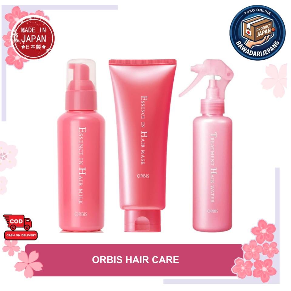 ORBIS Hair Milk / ORBIS Hair Water / Orbis Hair Mask Hair Treatment Perawatan Rambut Original Jepang