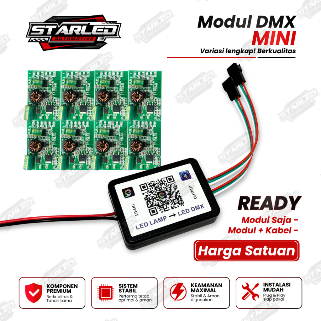 MODUL LED DMX MINI PCB MODUL ALIS LED KOLONG RGB