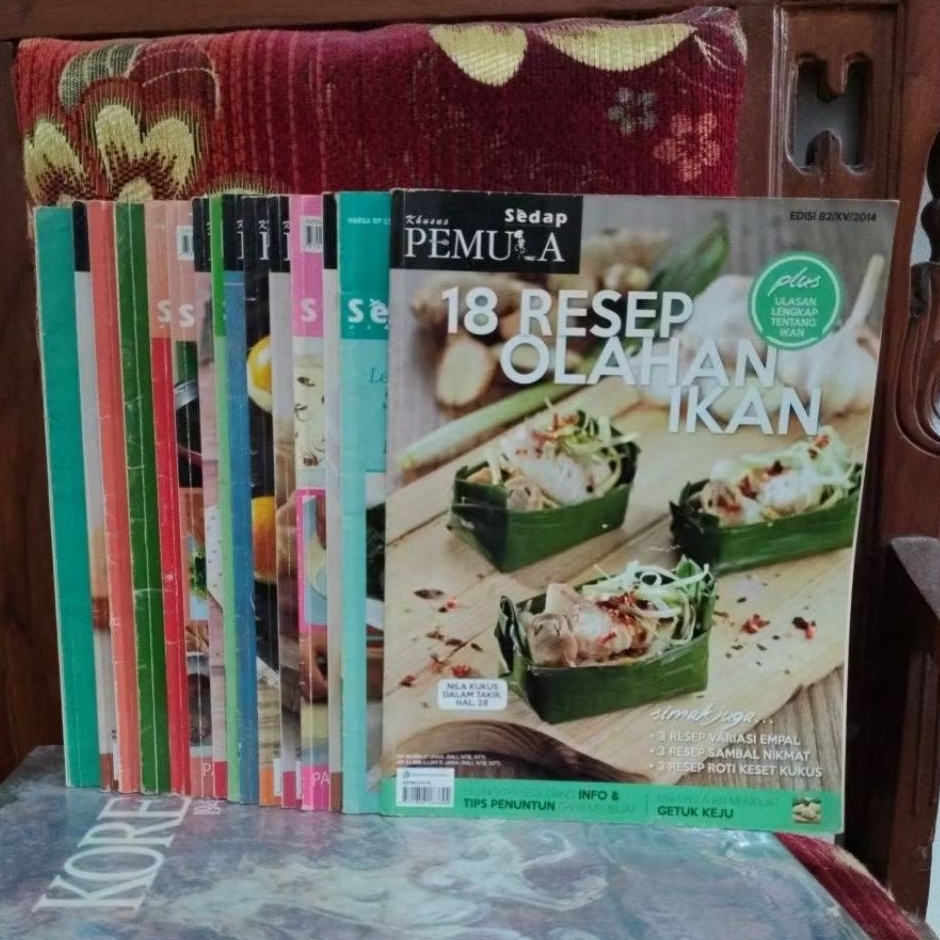 Majalah Original Sedap Khusus PEMULA Bekas Boleh Beli Satuan ada di Variannya