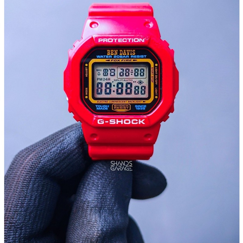 XXX SOLD OUT XXX Jam Tangan Casio G-Shock DW-5600 Fox Fire Collaboration Ben Davis Preloved / Second