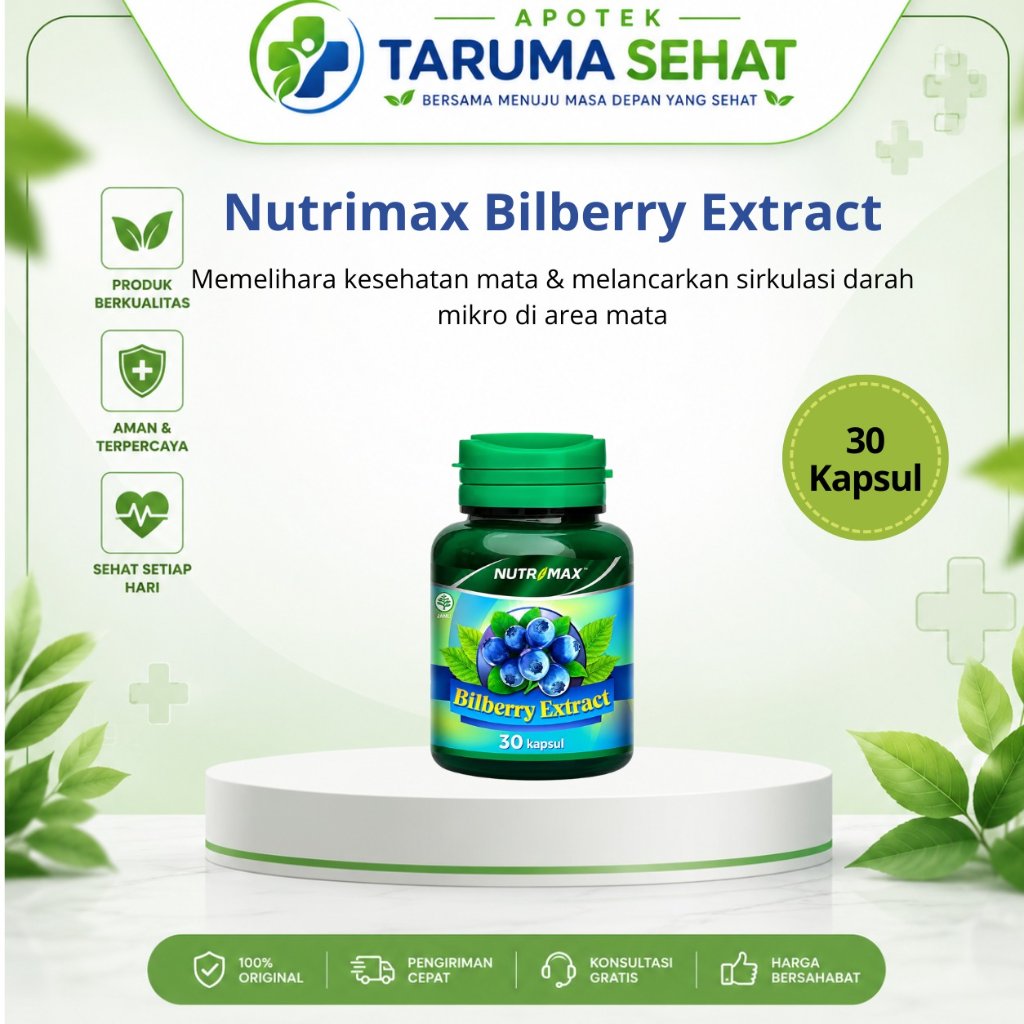 Nutrimax Bilberry Extract - 30 Kapsul