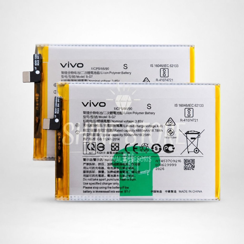 Baterai Batre Vivo B-G7 Original HP Vivo Y17 2019 1902 V1901A Battery Batrei Pipo BG7