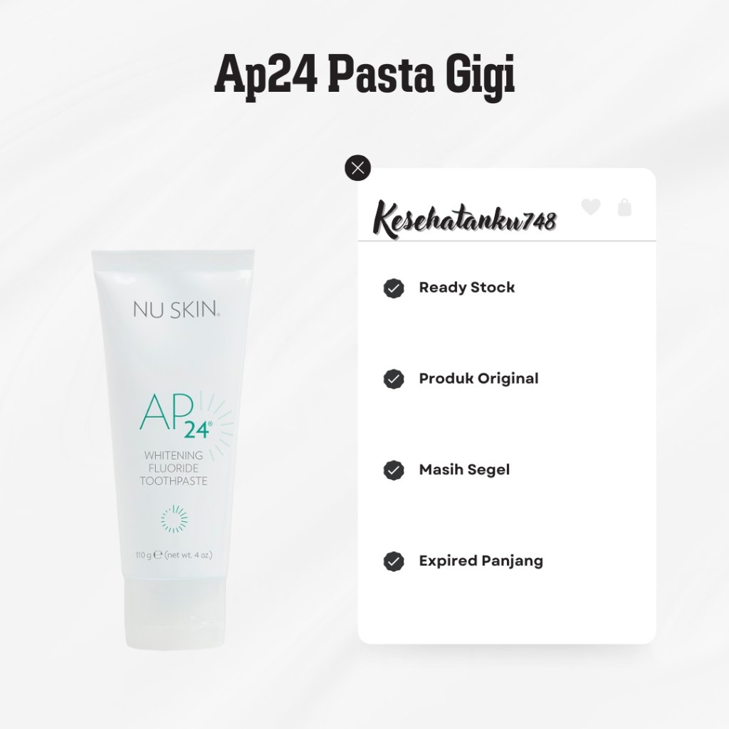 Pasta Gigi AP)24 Whitening Fluoride Toothpaste ED 2027