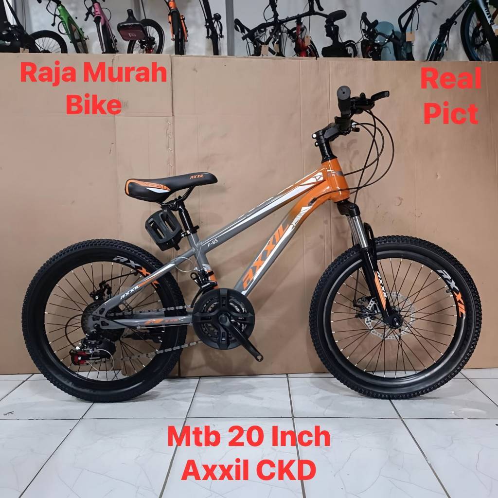 sepeda gunung mtb axxil 20 inch sepeda mtb 20 inch axxil disc brake