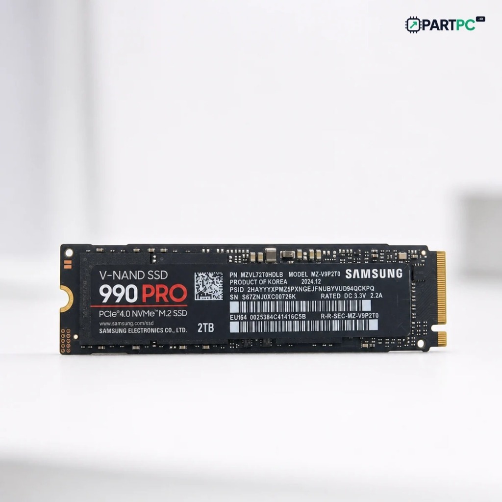 Samsung 990 PRO 2TB PCIe 4.0 NVMe M.2 SSD - Bekas Mulus Unit Saja