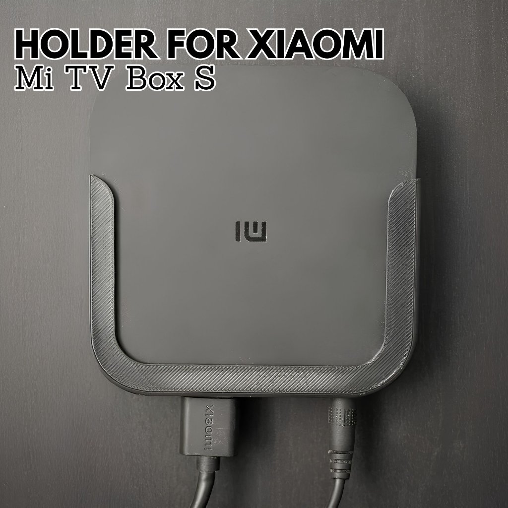 Xiaomi Mi TV Box S Wall Mount | Dudukan Xiaomi Mi Box S ke Dinding | TV Box Holder