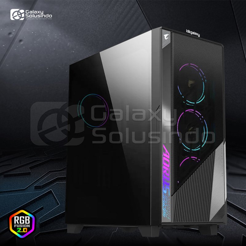 GIGABYTE AORUS C500 GLASS Tempered Glass Mid Tower E-ATX Gaming Case