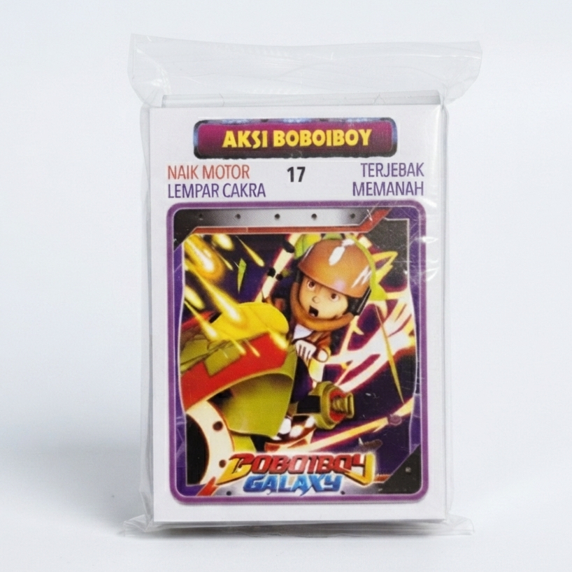 [1 Pack Isi 32 pcs] Mainan Kartu Kwartet Boboiboy Minecraft  One Piece Karakter Random