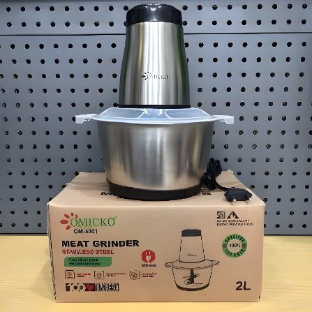 MEAT GRINDER OMICKO/CHOPPER OMICKO 2LITER STAINLESS STEEL 250W