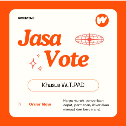JASA TAMBAH VOTE WATTPAD MURAH MERIAH