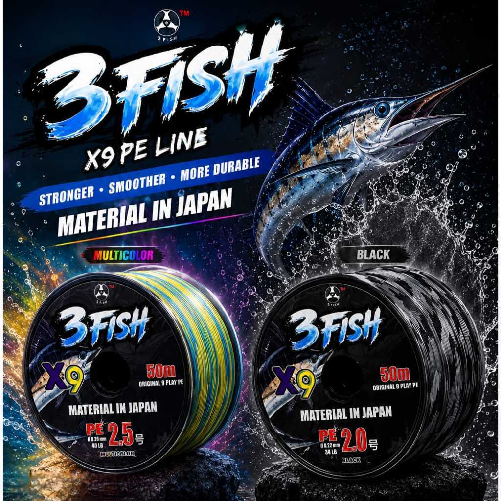 SENAR PE 3FISH X9 50M