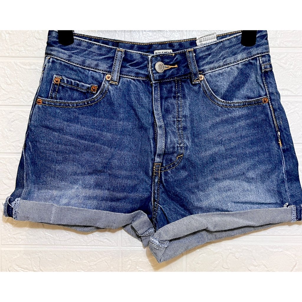 CELANA PENDEK JEANS BRAND PULL&BEAR