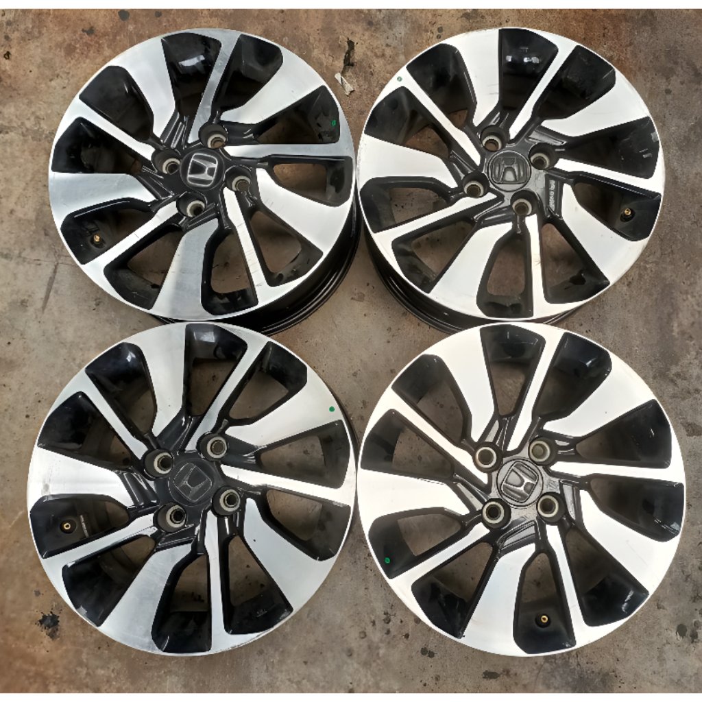 VELG MOBIL BEKAS ORIGINAL BRIO RS R15 PCD 4X100 (HONDA/ENKEI)