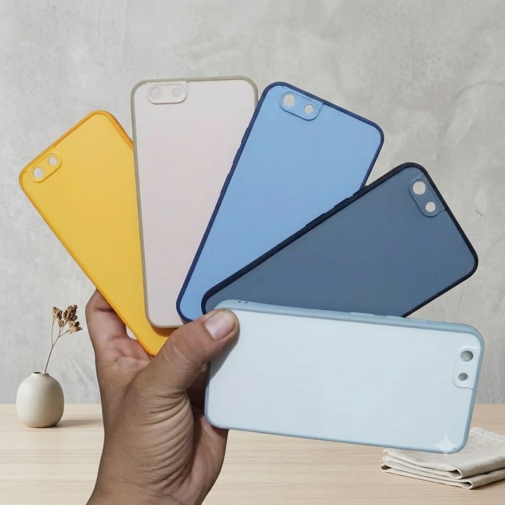 Softcase Vivo 1606 Case Macaron Camera Protection Vivo Y53 2017