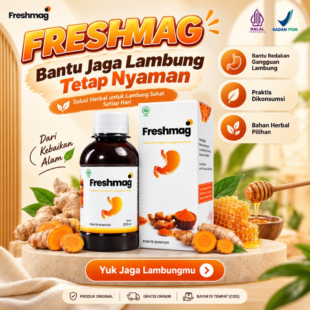 Freshmag Madu Herbal Atasi Maag GERD Asli 100%