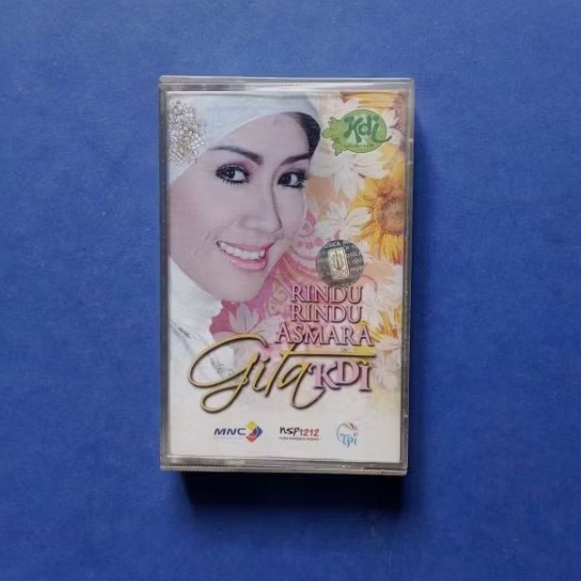 Kaset lagu Rindu Rindu Asmara Gita KDI album musik cassette Prod PT Musica Studio's