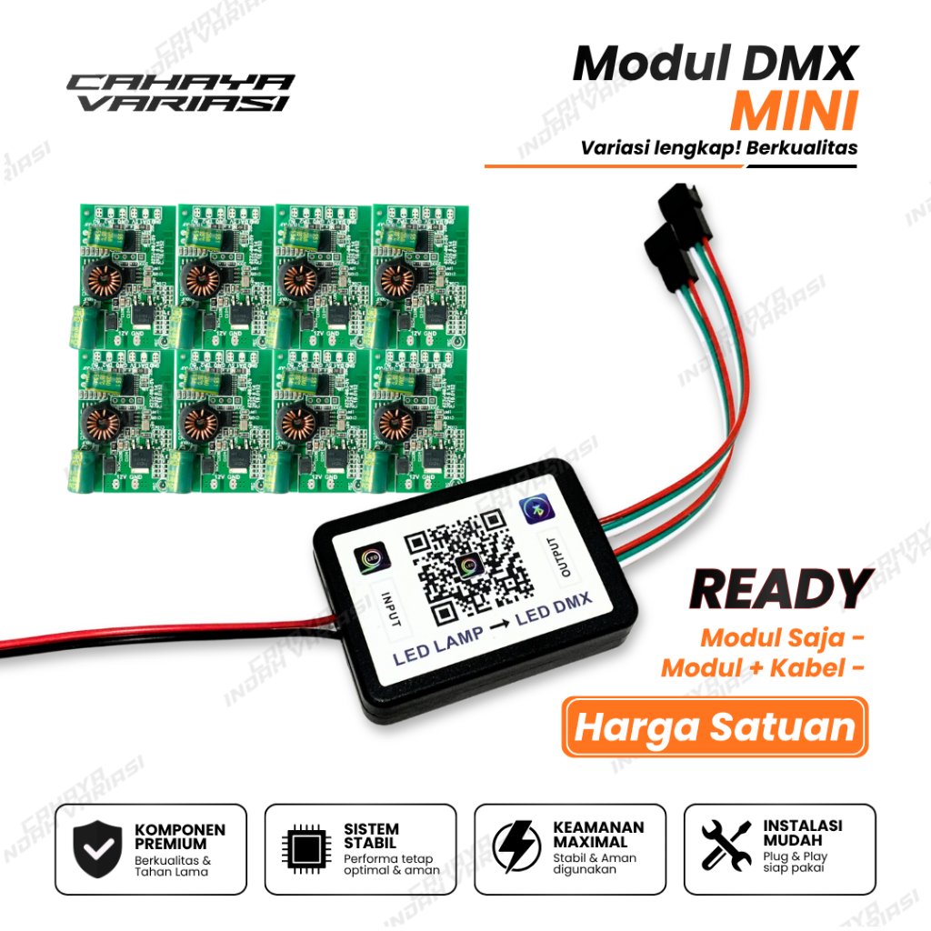 MODUL LED DMX MINI PCB MODUL ALIS LED KOLONG RGB