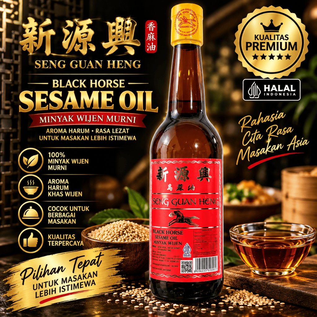 Minyak Wijen Seng Guan Heng / Sesame Oil Seng Guan Heng - 600 ML