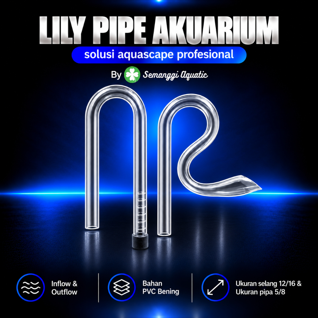 Lily Pipe DIY / Inflow & Outflow / Lily Pipe Aquascape Aquarium