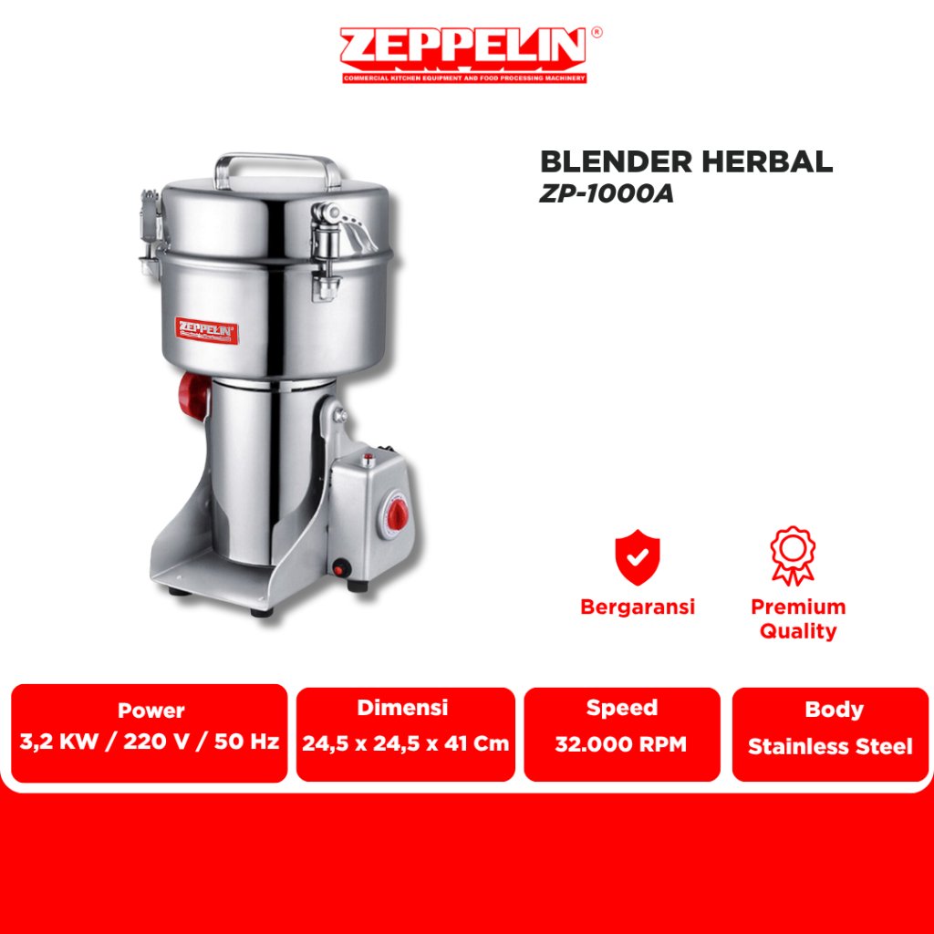 Zeppelin Blender Herbal Obat China 1000 Gram
