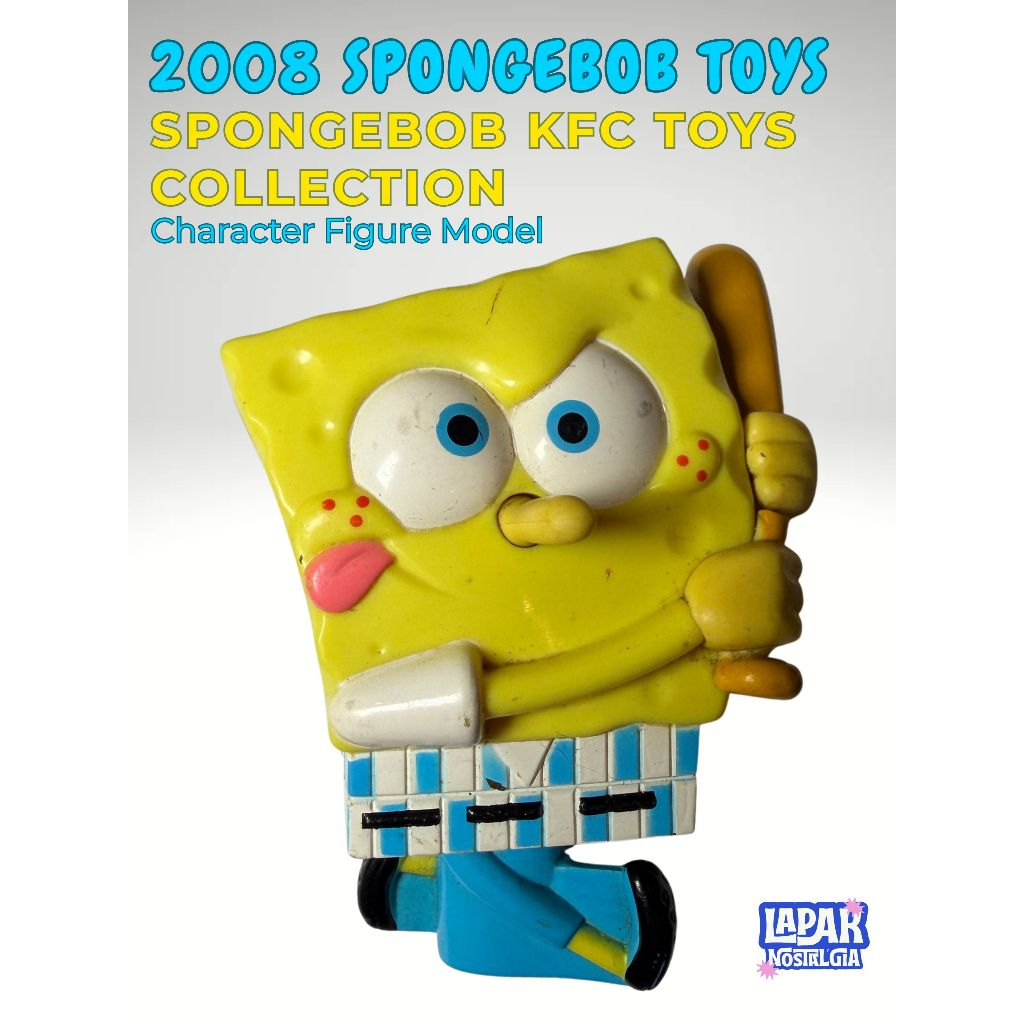 [SPONGEBOB BASEBALL] 2008 KFC TOYS SPONGEBOB COLLECTION