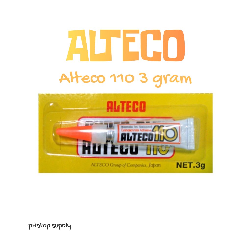 Lem Super Glue Alteco 3 Gram - Rekat Kuat, Aman, Praktis