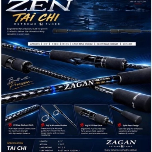 JORAN JIGGING ZEN ZAGAN VERTICAL VELOCITY | ZEN ZAGAN DROPFLICK | ZEN ZAGAN TAICHI SPINNING/CASTING 
