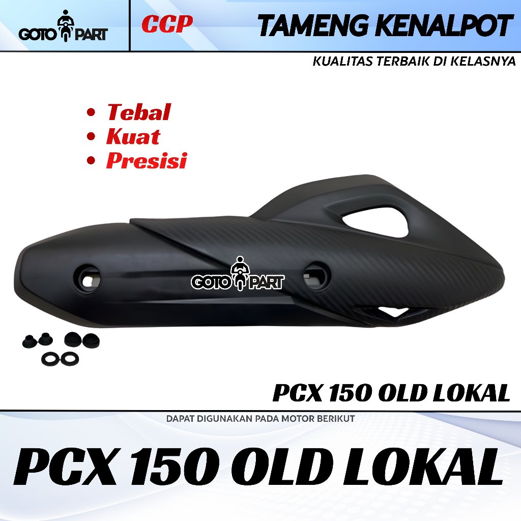Cover Tameng Kenalpot PCX 150 tameng tutup knalpot pcx 150