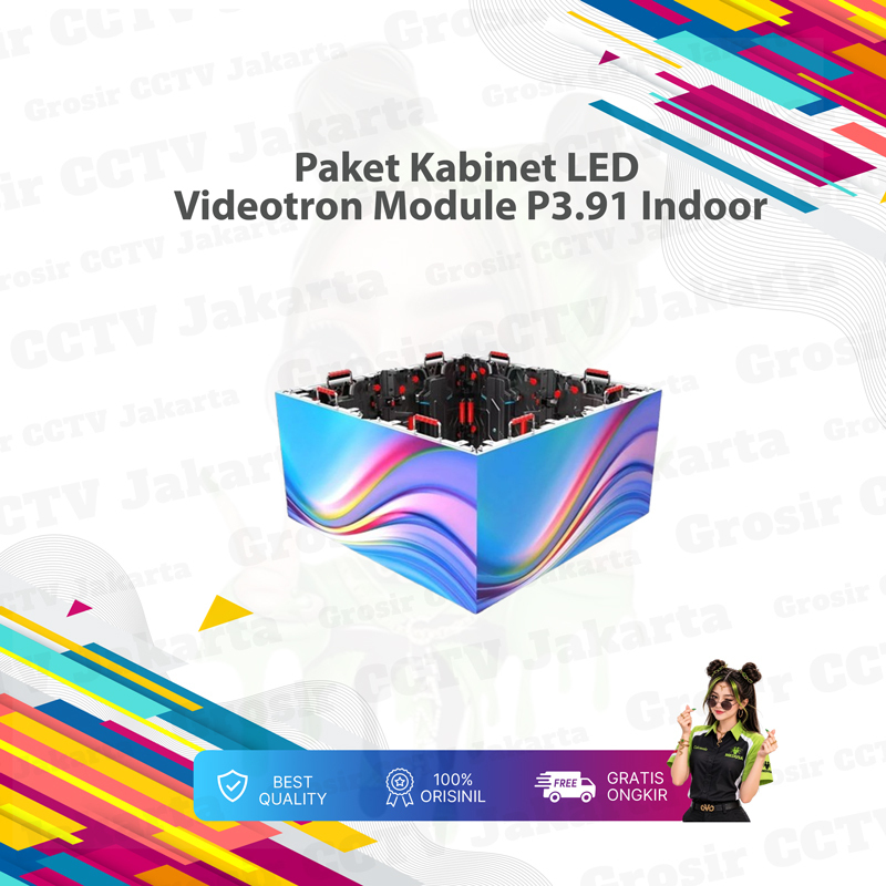 Maximus Paket Kabinet LED Videotron Module P3.91 Indoor