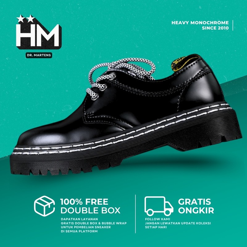 Dr. Martens Bex 1461 Black Boots 27329009 (Size 35-45)