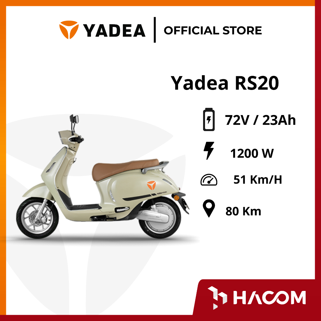 YADEA-Motor Listrik Yadea RS20 Garansi Resmi Yadea 2 Tahun