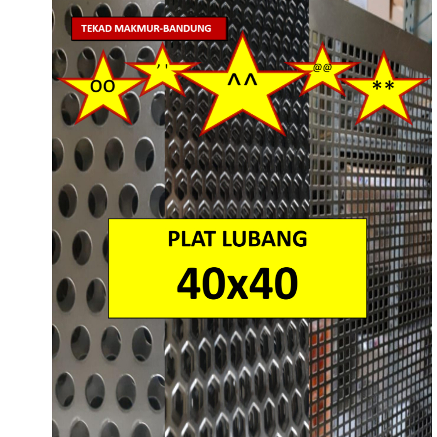 Plat Lubang - 40x40 - Plat Speaker - Ram Speaker - Grill Speaker