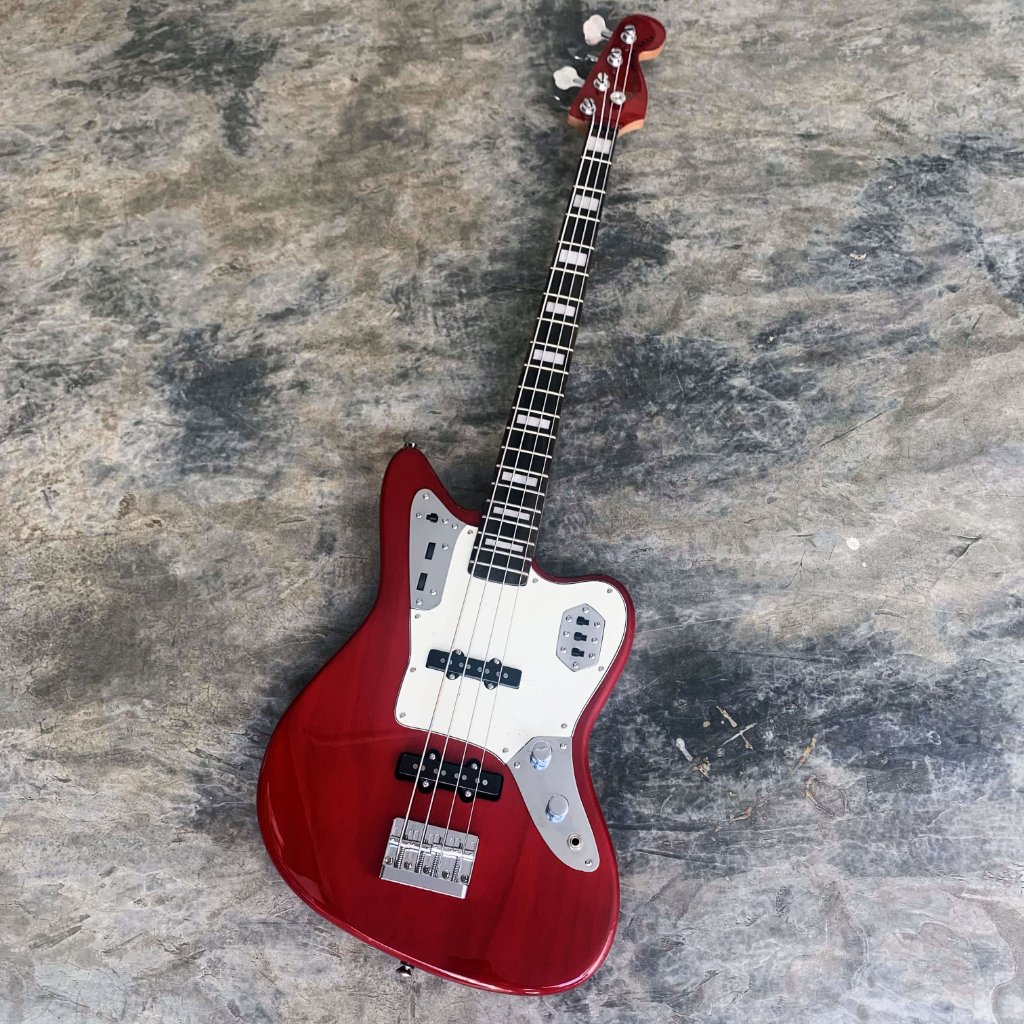 Bas Custom HQ Fender Jaguar Model Candy Apple Red