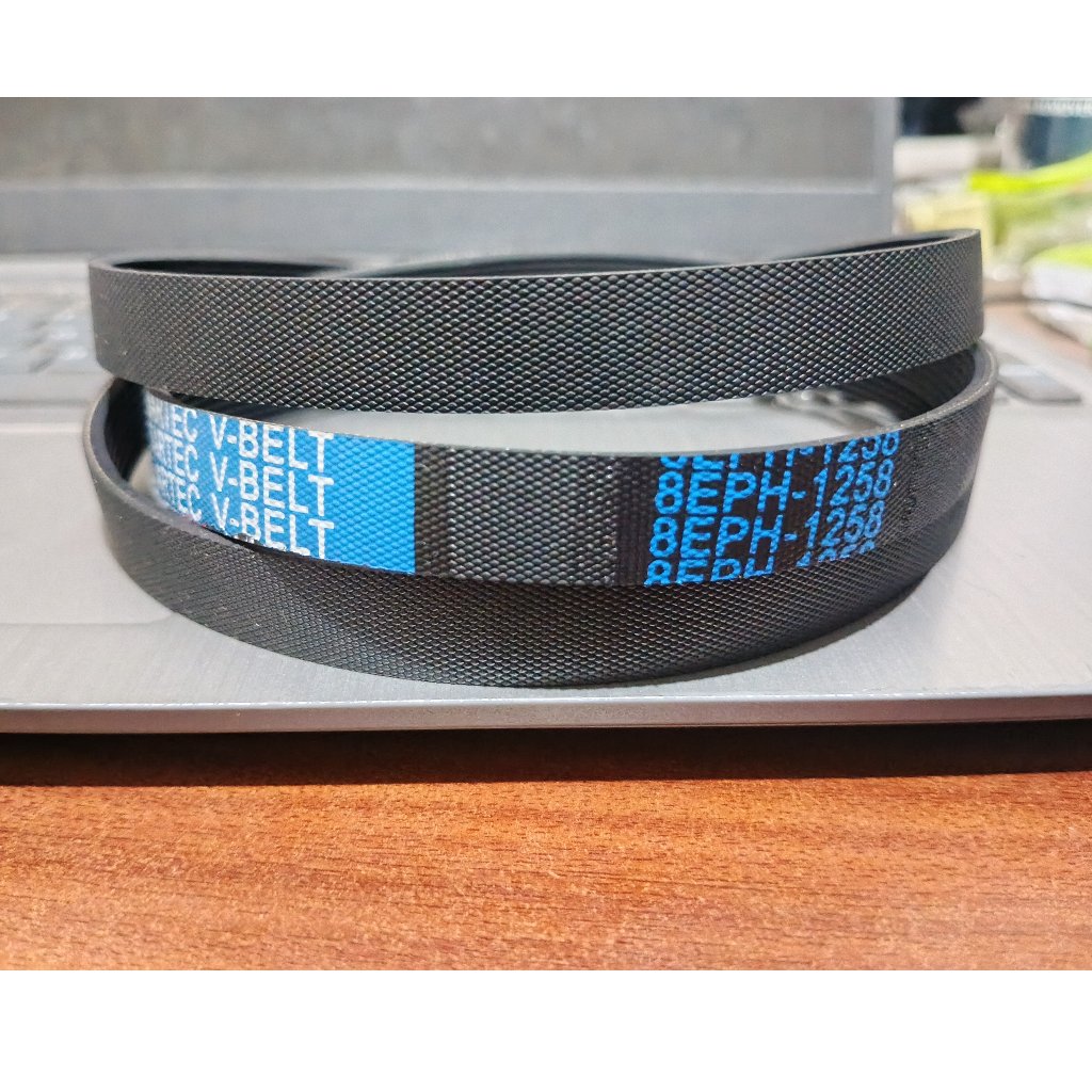 VBelt 8EPH-1258 Mesin Cuci Front Loading | FanBelt Dinamo Pully Bukaan Depan