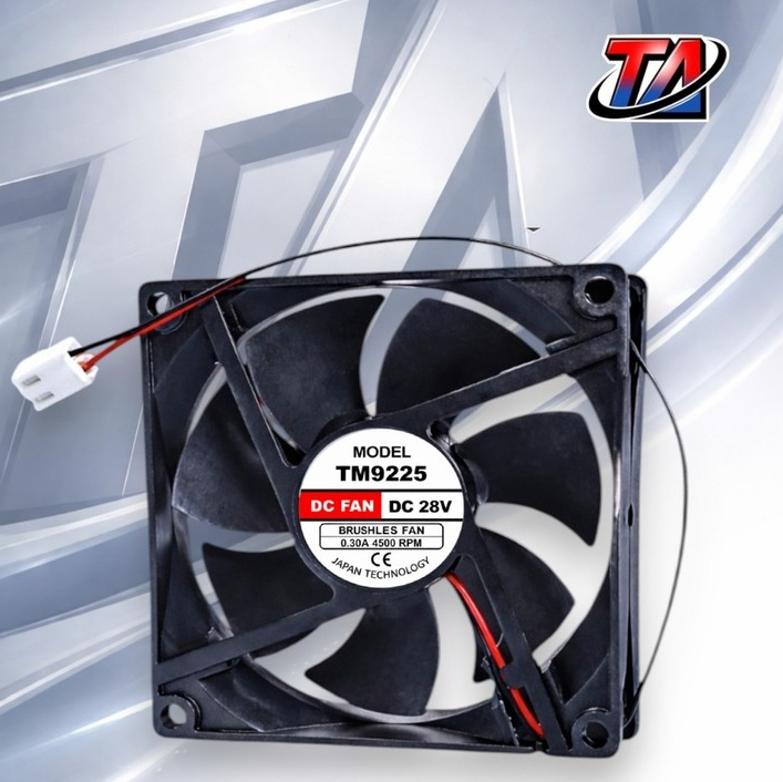 FAN 9x9 cm DC 12V 24V 28V 48V / KIPAS DC Cooler 28 VOLT MESIN LAS / CNC / INDUSTRI 90X90MM BRUSHLESS