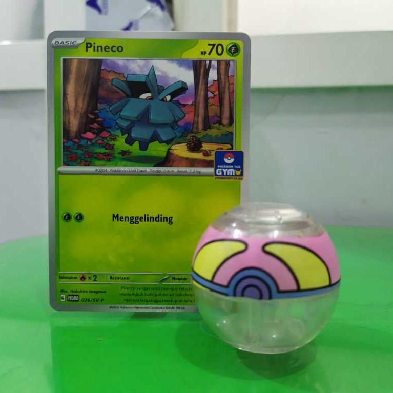 Pokemon TCG Indonesia Pineco promo GYM