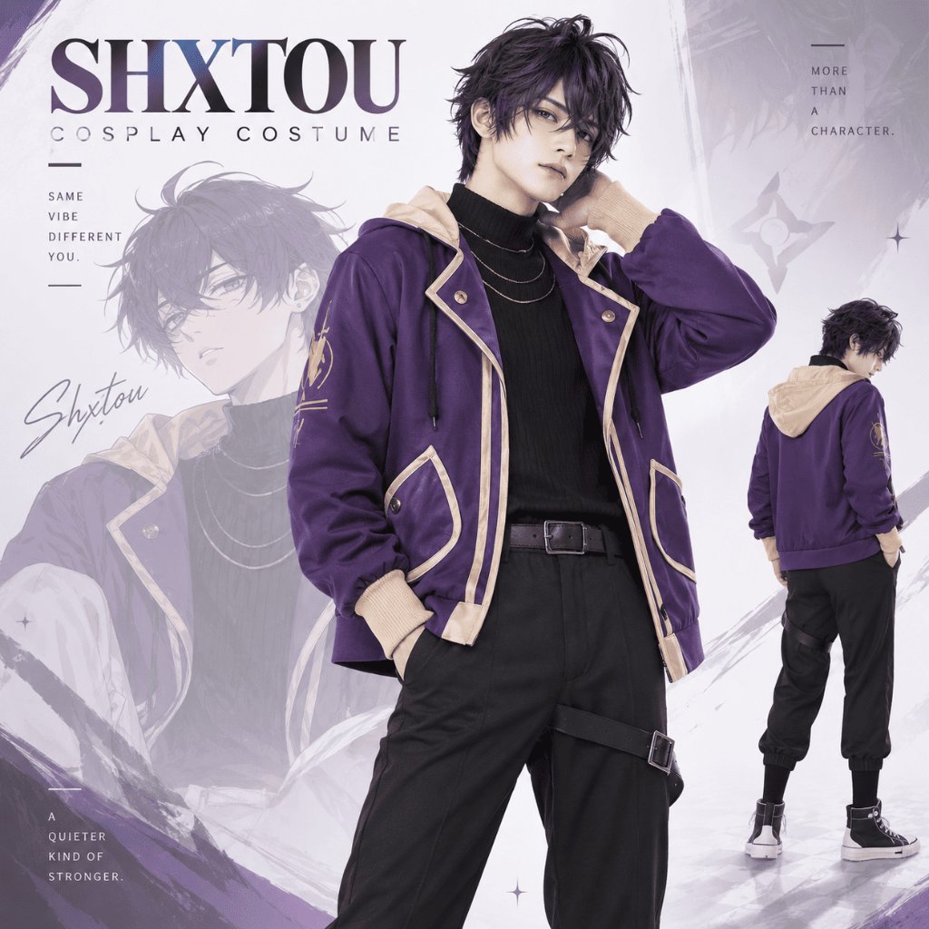 Jacket Sweater Cosplay Vtuber Shxtou Shoto