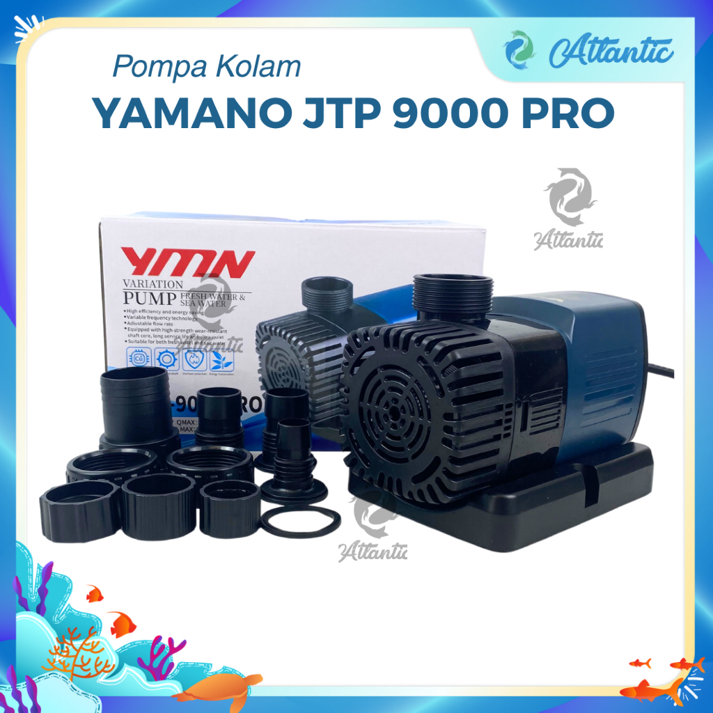 YAMANO JTP 9000 Pompa Kolam Low Watt Hemat Listrik Pompa Air Celup Kolam Ikan Besar