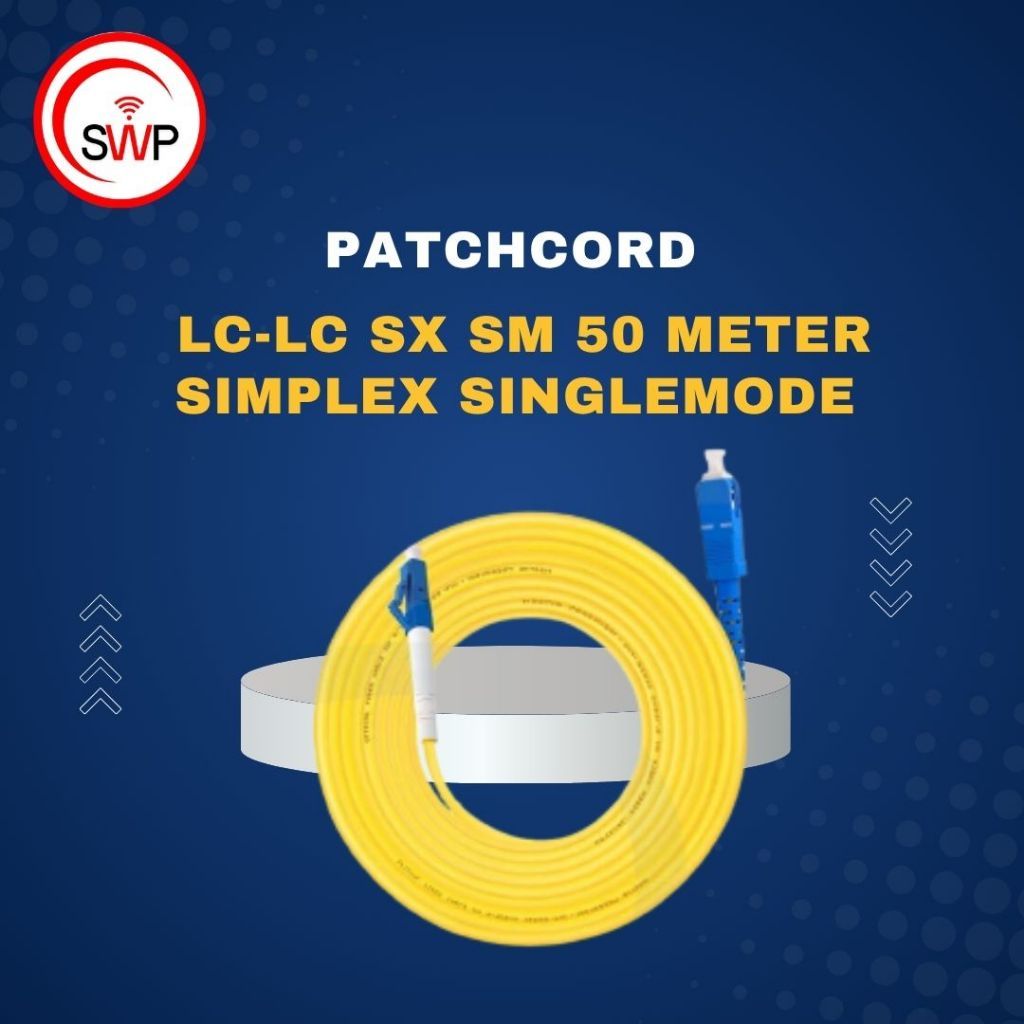 Patchcord LC-LC SX SM 50 Meter Simplex Singlemode
